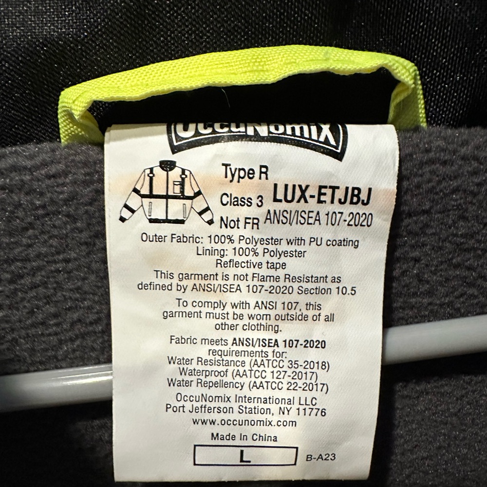 High-Visibility Yellow Performance Jacket- Occuno… - image 3